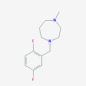 1-[(2,5-difluorophenyl)methyl]-4-methyl-1,4-diazepane