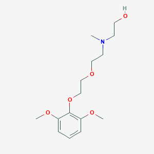 2-[2-[2-(2,6-Dimethoxyphenoxy)ethoxy]ethyl-methylamino]ethanol