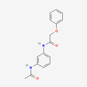 N-[3-(acetylamino)phenyl]-2-phenoxyacetamide