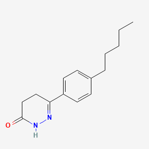 molecular formula C15H20N2O B5243801 6-(4-Pentyl-phenyl)-4,5-dihydro-2H-pyridazin-3-one 