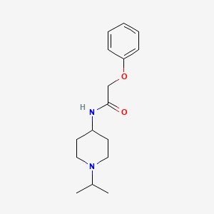 2-phenoxy-N-[1-(propan-2-yl)piperidin-4-yl]acetamide