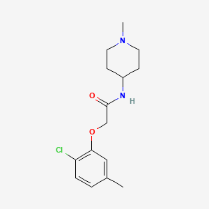 molecular formula C15H21ClN2O2 B5244163 2-(2-chloro-5-methylphenoxy)-N-(1-methylpiperidin-4-yl)acetamide CAS No. 959238-97-2