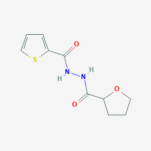 N'-(thiophene-2-carbonyl)oxolane-2-carbohydrazide