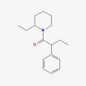 2-ethyl-1-(2-phenylbutanoyl)piperidine