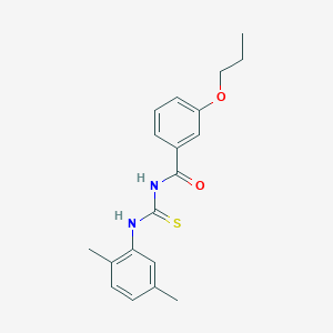 N-[(2,5-dimethylphenyl)carbamothioyl]-3-propoxybenzamide