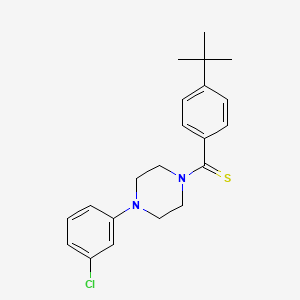 (4-Tert-butylphenyl)-[4-(3-chlorophenyl)piperazin-1-yl]methanethione