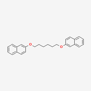 molecular formula C26H26O2 B5244393 2,2'-[1,6-hexanediylbis(oxy)]dinaphthalene 