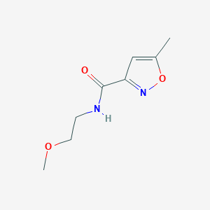 N-(2-methoxyethyl)-5-methyl-1,2-oxazole-3-carboxamide