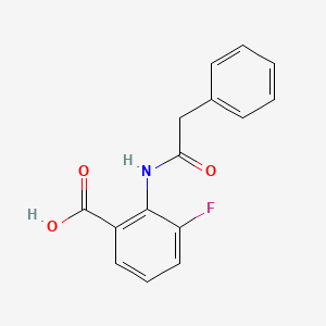 molecular formula C15H12FNO3 B5244619 3-fluoro-2-[(phenylacetyl)amino]benzoic acid 