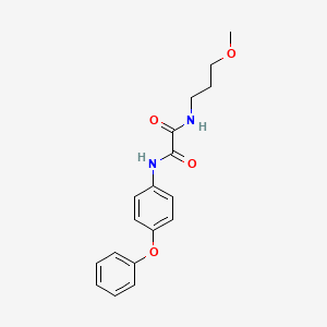 molecular formula C18H20N2O4 B5244669 N-(3-methoxypropyl)-N'-(4-phenoxyphenyl)oxamide 