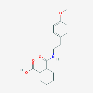 2-{[(4-METHOXYPHENETHYL)AMINO]CARBONYL}-1-CYCLOHEXANECARBOXYLIC ACID