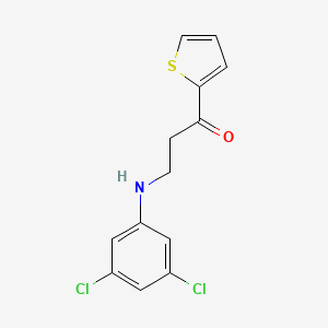 3-[(3,5-dichlorophenyl)amino]-1-(2-thienyl)-1-propanone