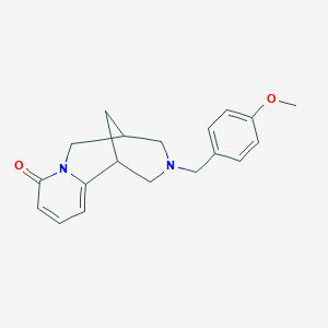 11-[(4-Methoxyphenyl)methyl]-7,11-diazatricyclo[7.3.1.0^{2,7}]trideca-2,4-dien-6-one