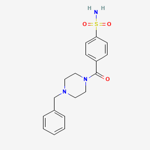 4-(4-Benzylpiperazine-1-carbonyl)benzenesulfonamide