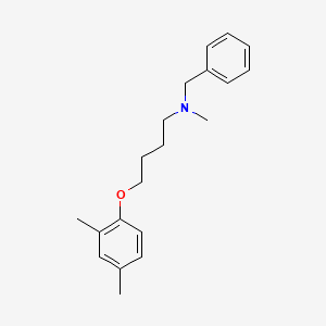 molecular formula C20H27NO B5244771 N-benzyl-4-(2,4-dimethylphenoxy)-N-methyl-1-butanamine 