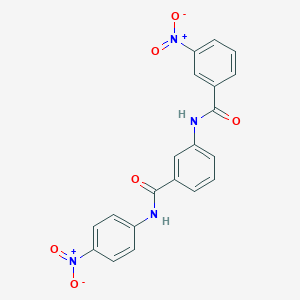 3-nitro-N-(3-{[(4-nitrophenyl)amino]carbonyl}phenyl)benzamide