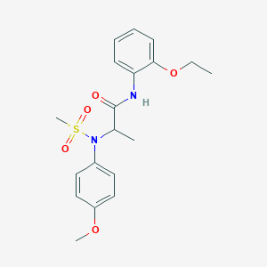 N-(2-ethoxyphenyl)-N~2~-(4-methoxyphenyl)-N~2~-(methylsulfonyl)alaninamide