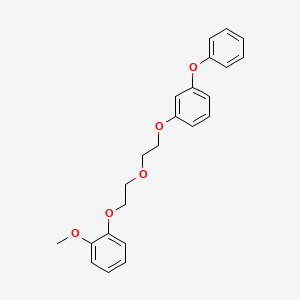 molecular formula C23H24O5 B5244995 1-Methoxy-2-[2-[2-(3-phenoxyphenoxy)ethoxy]ethoxy]benzene 