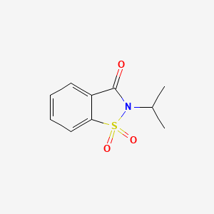 molecular formula C10H11NO3S B5245023 2-isopropyl-1,2-benzisothiazol-3(2H)-one 1,1-dioxide CAS No. 91950-12-8