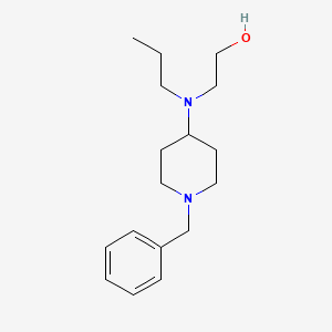 molecular formula C17H28N2O B5245041 2-[(1-benzyl-4-piperidinyl)(propyl)amino]ethanol 