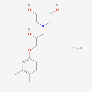 1-[bis(2-hydroxyethyl)amino]-3-(3,4-dimethylphenoxy)-2-propanol hydrochloride