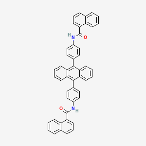 N,N'-(9,10-anthracenediyldi-4,1-phenylene)di(1-naphthamide)