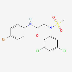 N~1~-(4-bromophenyl)-N~2~-(3,5-dichlorophenyl)-N~2~-(methylsulfonyl)glycinamide