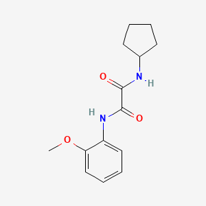 N-cyclopentyl-N'-(2-methoxyphenyl)ethanediamide