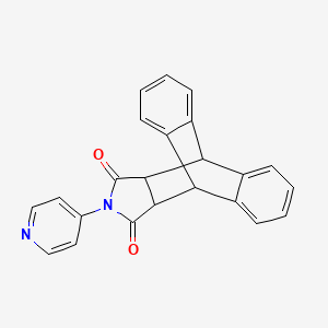 17-Pyridin-4-yl-17-azapentacyclo[6.6.5.02,7.09,14.015,19]nonadeca-2,4,6,9,11,13-hexaene-16,18-dione