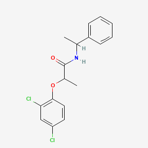 2-(2,4-dichlorophenoxy)-N-(1-phenylethyl)propanamide