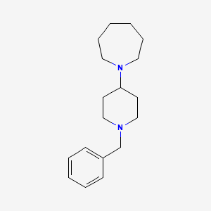 molecular formula C18H28N2 B5245372 1-(1-benzyl-4-piperidinyl)azepane 