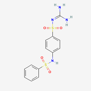 N-carbamimidoyl-4-[(phenylsulfonyl)amino]benzenesulfonamide