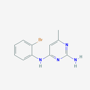 N~4~-(2-bromophenyl)-6-methyl-2,4-pyrimidinediamine