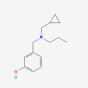 3-[[Cyclopropylmethyl(propyl)amino]methyl]phenol