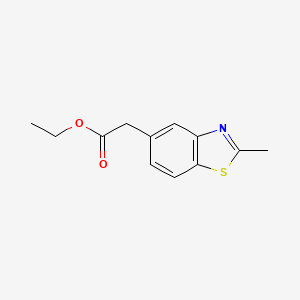 Ethyl 2-(2-methyl-1,3-benzothiazol-5-yl)acetate