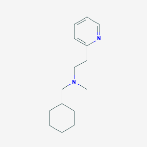 (cyclohexylmethyl)methyl[2-(2-pyridinyl)ethyl]amine