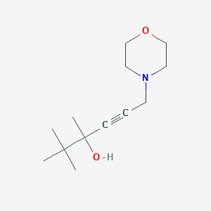 2,2,3-trimethyl-6-(4-morpholinyl)-4-hexyn-3-ol