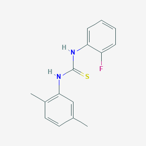 N-(2,5-dimethylphenyl)-N'-(2-fluorophenyl)thiourea