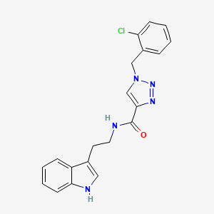 1-(2-chlorobenzyl)-N-[2-(1H-indol-3-yl)ethyl]-1H-1,2,3-triazole-4-carboxamide