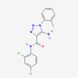 5-amino-N-(2,4-dichlorophenyl)-1-(2-methylphenyl)-1H-1,2,3-triazole-4-carboxamide