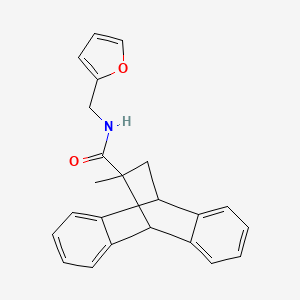 N-(2-FURYLMETHYL)-11-METHYL-9,10-DIHYDRO-9,10-ETHANOANTHRACENE-11-CARBOXAMIDE