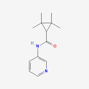 2,2,3,3-tetramethyl-N-pyridin-3-ylcyclopropane-1-carboxamide