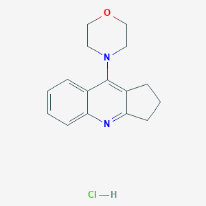 molecular formula C16H19ClN2O B5246287 9-(4-morpholinyl)-2,3-dihydro-1H-cyclopenta[b]quinoline hydrochloride 