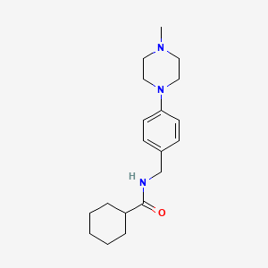 N-[4-(4-methyl-1-piperazinyl)benzyl]cyclohexanecarboxamide