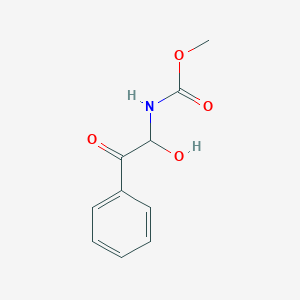 methyl (1-hydroxy-2-oxo-2-phenylethyl)carbamate