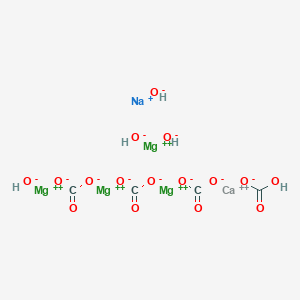 molecular formula C4H5CaMg4NaO16 B052467 Kalmagin CAS No. 122965-03-1