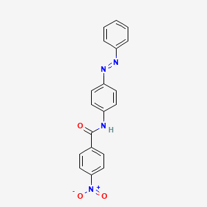 4-NITRO-N-{4-[(1E)-2-PHENYLDIAZEN-1-YL]PHENYL}BENZAMIDE