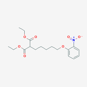 diethyl [5-(2-nitrophenoxy)pentyl]malonate