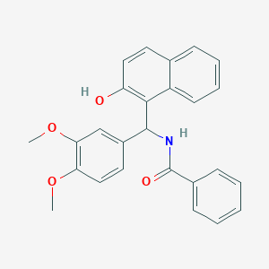 N-[(3,4-dimethoxyphenyl)-(2-hydroxynaphthalen-1-yl)methyl]benzamide