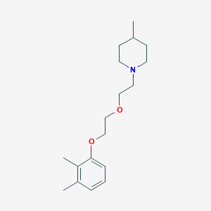 molecular formula C18H29NO2 B5246790 1-[2-[2-(2,3-Dimethylphenoxy)ethoxy]ethyl]-4-methylpiperidine 